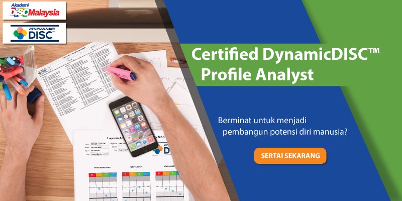 Pentauliahan Penganalisa Profil DynamicDISC™ (Certified DynamicDISC™ Profile Analyst)